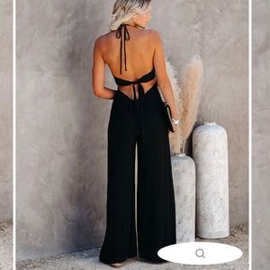 Top Influencer halter jumpsuit - vici